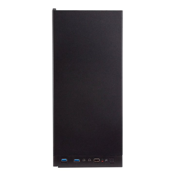 Caja Micro Atx Unykach Grey Rain Evo Color Negro Frontal Cepillado Con Regillas Laterales Usb 2.0 Y 3.0 Incluye Fuente De Ali