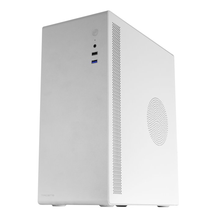 Caja Slim Ultra Compacta Micro Atx Tacens Orumx White Estructura Y En Acero Tamaño 320x146x332mm Ventilador Trasero 80mm Fuen