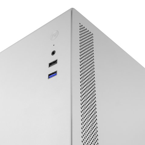 Caja Slim Ultra Compacta Micro Atx Tacens Orumx White Con Fuente 500w Estructura Y En Acero Tamaño 320x146x332mm Ventilador T