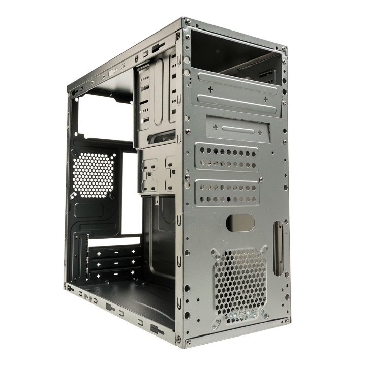 Caja Micro Atx Unykach Matx Caviar 6k Pro Usb 2.0 3.0 Y Type-c Card Reader Color Negro Sin Fuente De Alimentacion