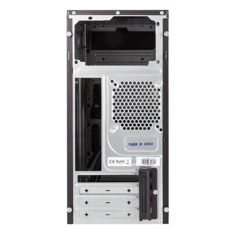 Caja Micro Atx Unykach Matx Caviar 6k Pro Usb 2.0 3.0 Y Type-c Card Reader Color Negro Sin Fuente De Alimentacion
