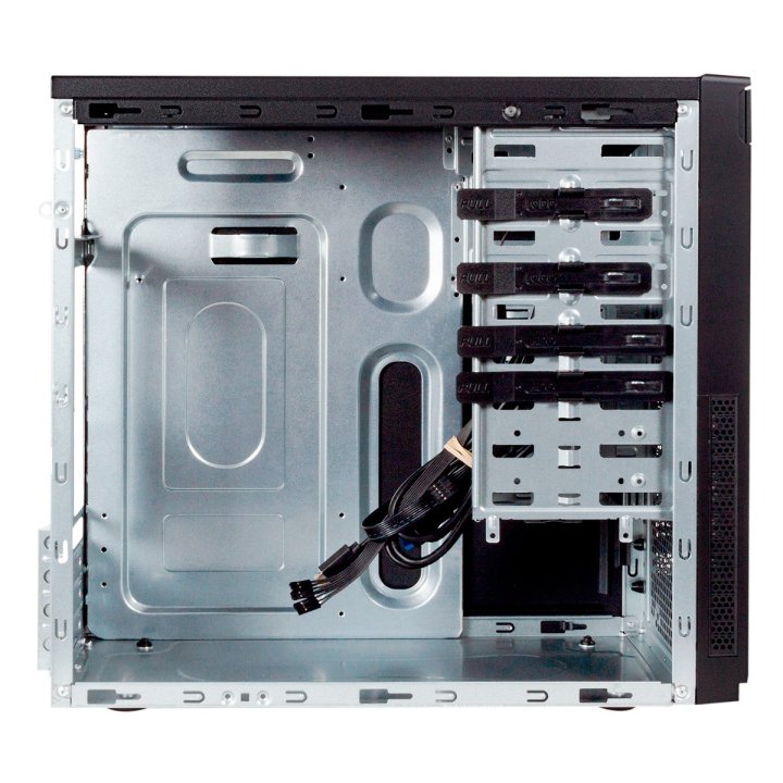 Caja Micro Atx Unykach Caviar 6k Pro Evo Type C Matx Caja Negra Con Frontal Cepillado Conectores Usb 2.0 3.0 Y Type-c Sin Fue