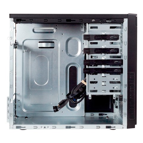 Caja Micro Atx Unykach Caviar 6k Pro Evo Type C Matx Caja Negra Con Frontal Cepillado Conectores Usb 2.0 3.0 Y Type-c Sin Fue