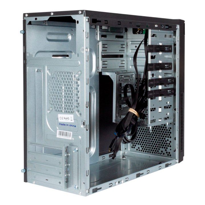 Caja Micro Atx Unykach Caviar 6k Pro Evo Type C Matx Caja Negra Con Frontal Cepillado Conectores Usb 2.0 3.0 Y Type-c Sin Fue