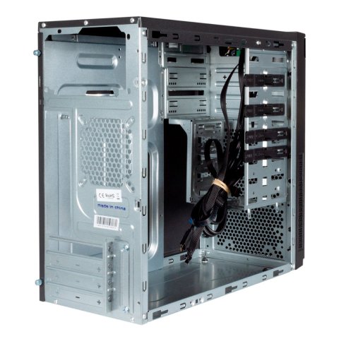 Caja Micro Atx Unykach Caviar 6k Pro Evo Type C Matx Caja Negra Con Frontal Cepillado Conectores Usb 2.0 3.0 Y Type-c Sin Fue