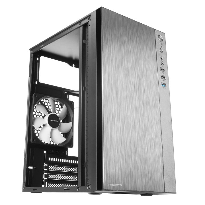 Caja Microatx Tacens Anima Acx Premium Black Usb3.0 Ventilador Traser 12cm Sin Fuente De Alimentacion