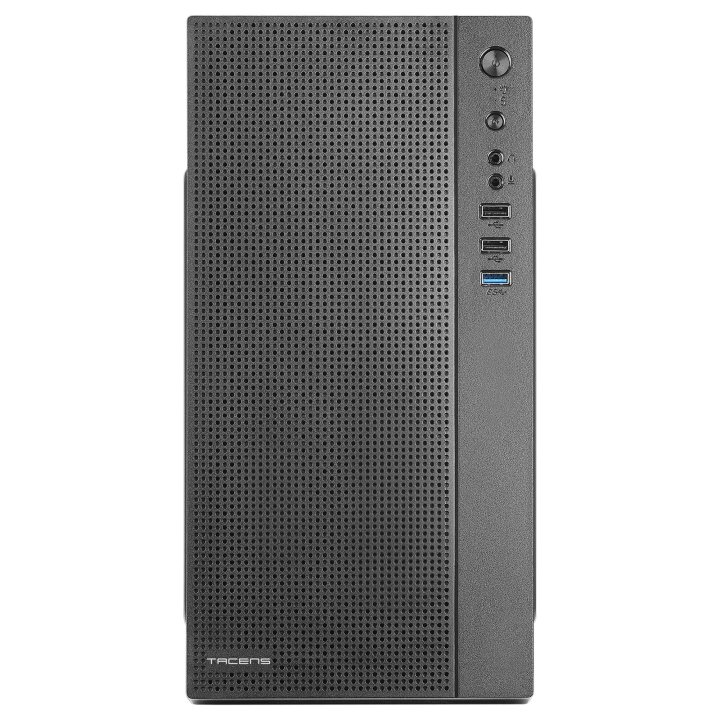 Caja Microatx Tacens Anima Ac5 Usb3.0 Usb2.0 Frontal Mesh Black Con Fuente De Alimentacion 500w Apiii500si 85% De Eficiencia