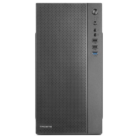 Caja Microatx Tacens Anima Ac5 Usb3.0 Usb2.0 Frontal Mesh Black Con Fuente De Alimentacion 500w Apiii500si 85% De Eficiencia