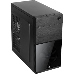 Caja Microatx Aerocool Cs-105 Ventilador Frontal Negro 1xusb3.0+1xusb2.0 Vga Hasta 240mm Color Negro Sin Fuente 2