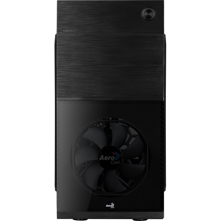 Caja Microatx Aerocool Cs-105 Ventilador Frontal Negro 1xusb3.0+1xusb2.0 Vga Hasta 240mm Color Negro Sin Fuente