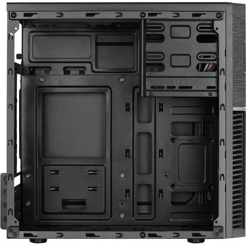 Caja Microatx Aerocool Cs-105 Ventilador Frontal Negro 1xusb3.0+1xusb2.0 Vga Hasta 240mm Color Negro Sin Fuente