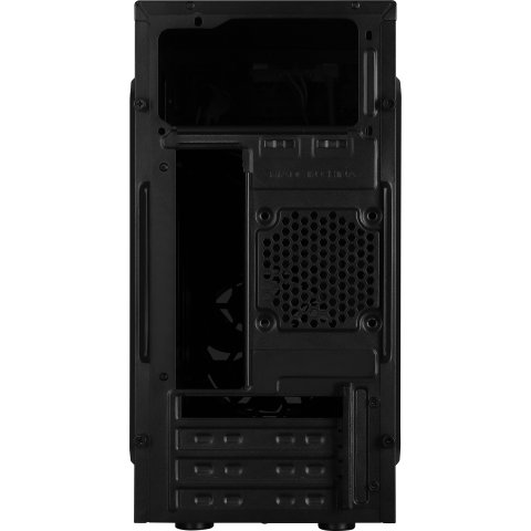 Caja Microatx Aerocool Cs-105 Ventilador Frontal Negro 1xusb3.0+1xusb2.0 Vga Hasta 240mm Color Negro Sin Fuente