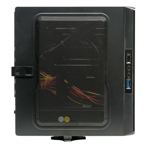 Caja Itx Unykach Uk1007 Uso En Posicion Horicontal O Vertical, Incluye Soporte Vesa Para Colgar Usb 3.0 + 2.0 Card Reader Inc