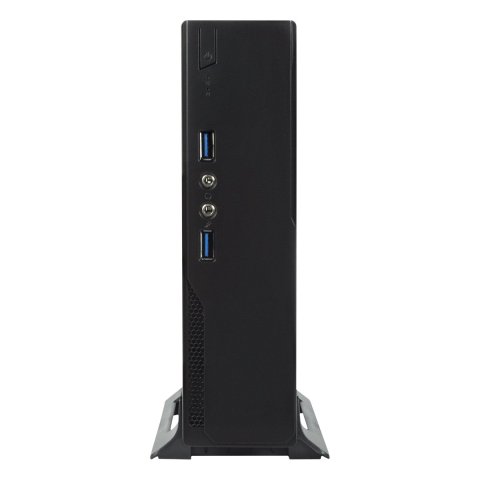Caja Itx Unykach Uk1003 Uso En Posicion Horizontal O Vertical, Incluye Soporte Vesa Para Colgar Usb 3.0 Fuente Externa 60w Pc