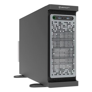 Caja Rack 19" Unykach Uk80.40.630 4u Admite 4 Gpus 8 Bahias 3.5" Y 2 De 2.5" 2xusb 3.0 1x Usb-c 3.1 Atx 2