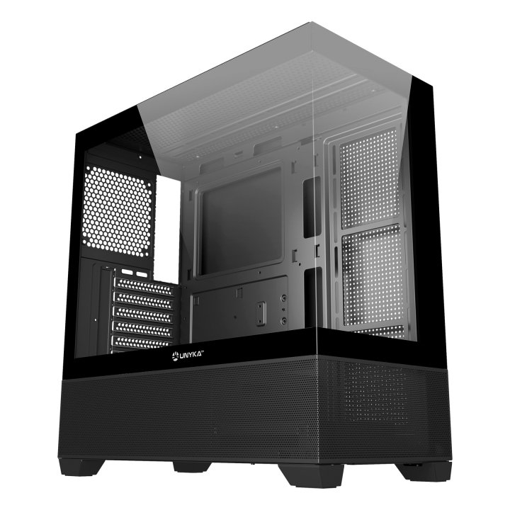 Caja Atx Unyka Revelat Gaming Black 2usb3,0 1usb-c Gen2