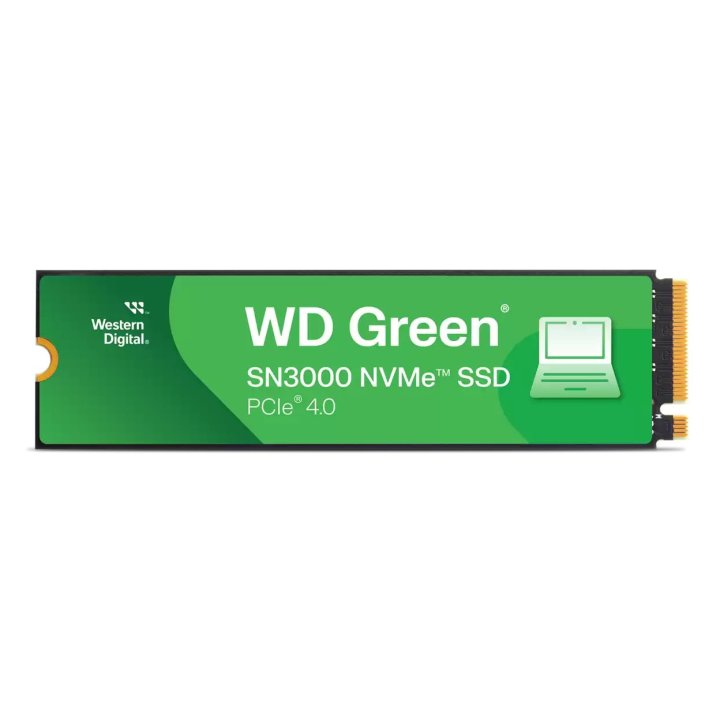 Disco M.2 Nvme 500gbwestern Digital Green Wds500g4g0e Sn3000 Pcie 4.0 Read 5000mbps Write 4000mpbs
