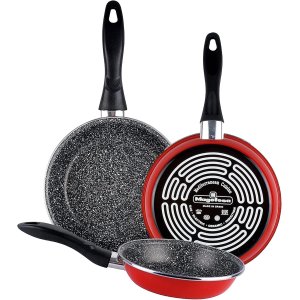 Sarten Magefesa K2 Rojo 20-24-28 Lote Acero Antiadherente...