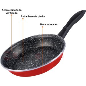 Sarten Magefesa K2 Rojo 20-24 Lote Acero Antiadherente... 2