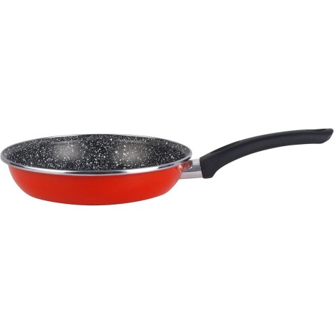 Sarten Magefesa K2 Rojo 26 Acero Antiadherente Efecto Piedra Todo Tipo Cocinas Apta Lavavajillas