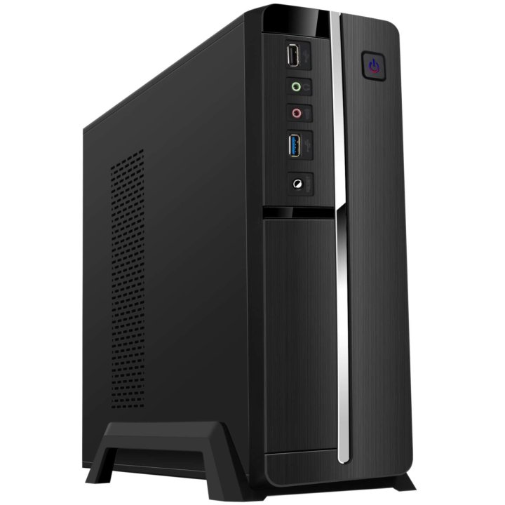 Caja Microatx Slim Tooq Tqc-3005u3 Microatx mini Itx 500w Sfx 2xusb 4 Sata 1 Molex Negra