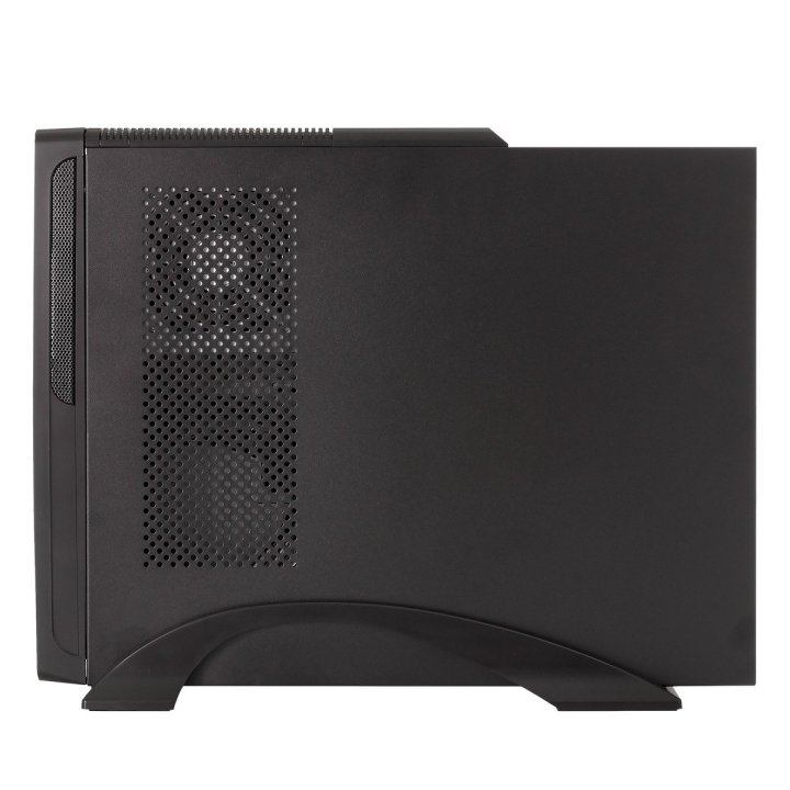 Caja Microatx Slim Unyka Matx 2010 Color Negro Diseño Compacto Formato Horizontal Y Vertical Con Fuente Sfx De 300w 85% Efici