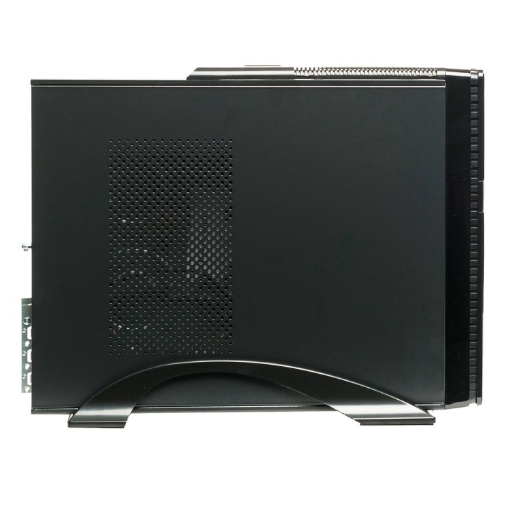 Caja Microatx Slim Unyka Matx 2010 Color Negro Diseño Compacto Formato Horizontal Y Vertical Con Fuente Sfx De 300w 85% Efici