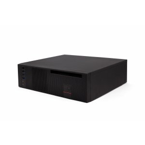 Caja Microatx Slim Coolbox T360 Black Integra Fuente Tfx 80plus Bronze Posicion Vertical Y Horizontal 2