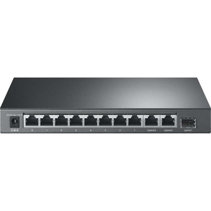 Switch No Gestionable Tp-link Tl-sl1311p 11p 8xpoe+ 100mb 2xgb 1xsfpgb 65w Carcasa Metalica