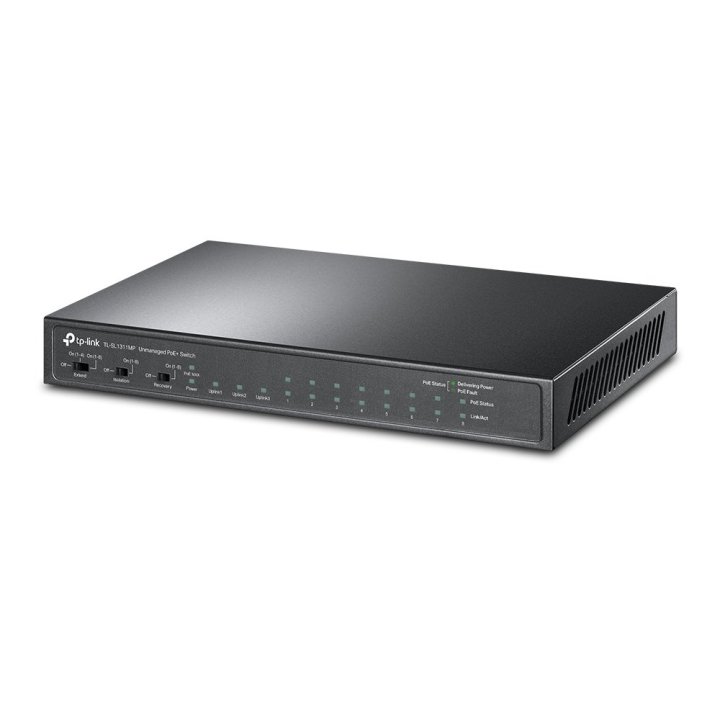 Switch No Gestionable Tp-link Tl-sl1311mp 11p 8xpoe+ 100mb 2xgb 1xsfpgb 124w Carcasa Metalica