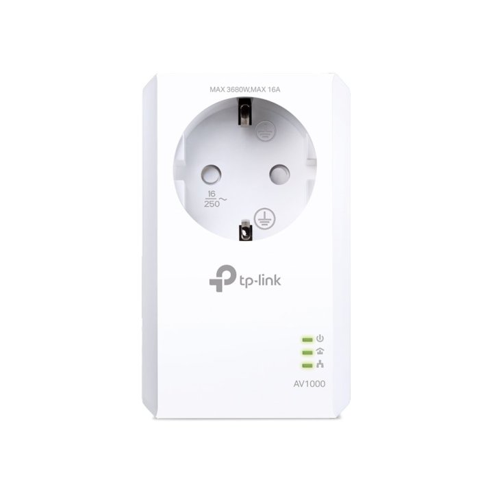 Homeplug Tp-link Powerline 1000mb Pa7017 Passthrough 1xrj45 Gb