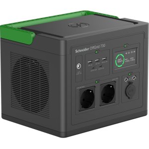 Estacion De Energia Portatil Apc Pps730-gr Offgrid 730 738wh 995w Entrada Cc 2xac Usb Carga Inalambrica Lcd 2