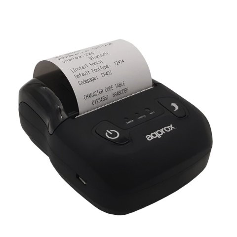 (km0) Tpv Impresora Approx Apppos58au Portatil+ Con Bateria Termica 56mm Conexion Usb Corte Manual Y Autom Cash30