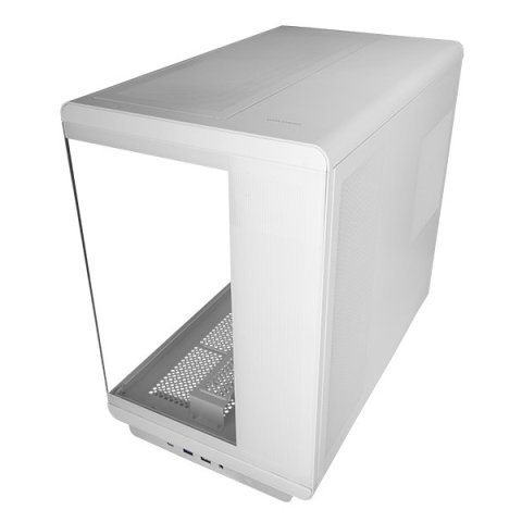 Caja Atx Semitorre Gaming Mars Gaming Mcrev Cristal Templado Gpu 420mm 1x3.5 2x2.5 Blanco