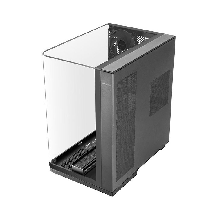 Caja Atx Semitorre Gaming Mars Gaming Mcinfinio Cristal Templado Curvo Gpu 383mm 1x3.5 3x2.5 Negro