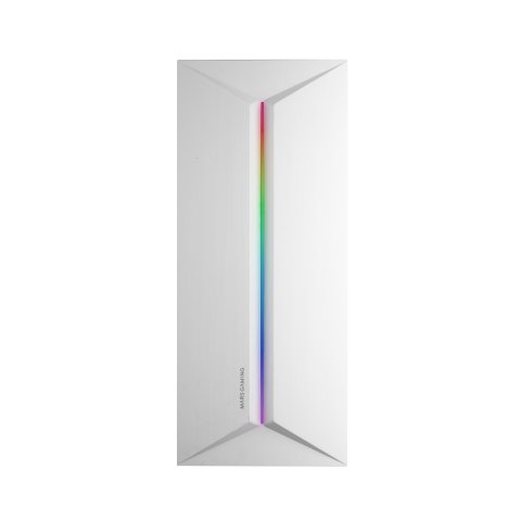 Caja Atx Semitorre Gaming Mars Gaming Mcblaze Cristal Templado Gpu 300mm 1x3.5 3x2.5 Blanco