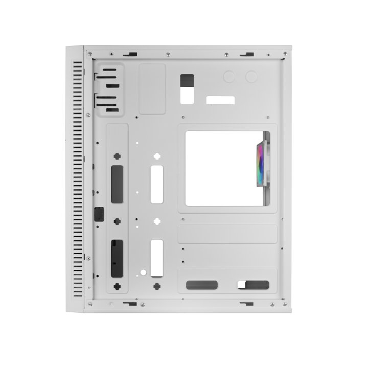 Caja Atx Semitorre Gaming Mars Gaming Mcblaze Cristal Templado Gpu 300mm 1x3.5 3x2.5 Blanco