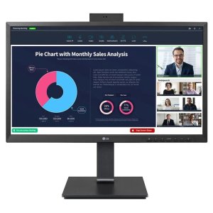 Monitor 24" Usb-c Dp Hdmi Lg 24bp75cp-b Fhd Webcam...