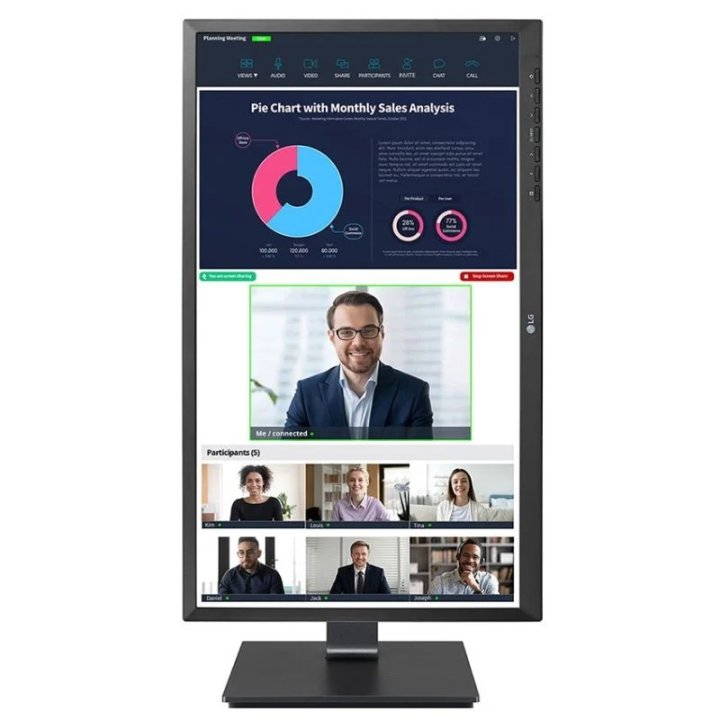 Monitor 24" Usb-c Dp Hdmi Lg 24bp75cp-b Fhd...