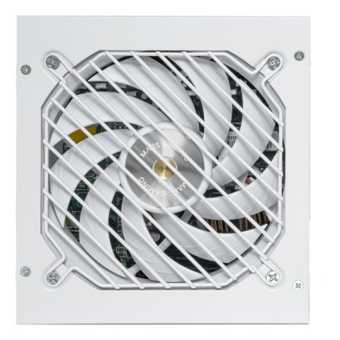 Fuente De Alimentacion Mars Gaming 750w Modular Atx 80+ Bronze 140mm Silent Blanco