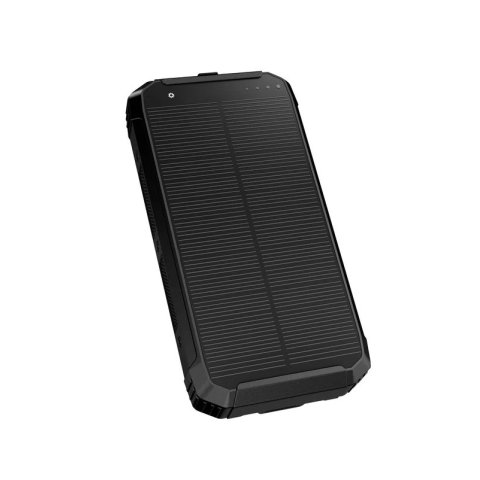 Powerbank Platinet Camping 10000mah Cargador Solar Inalambrico 15w Linterna 2xusb-a 1xusb-c