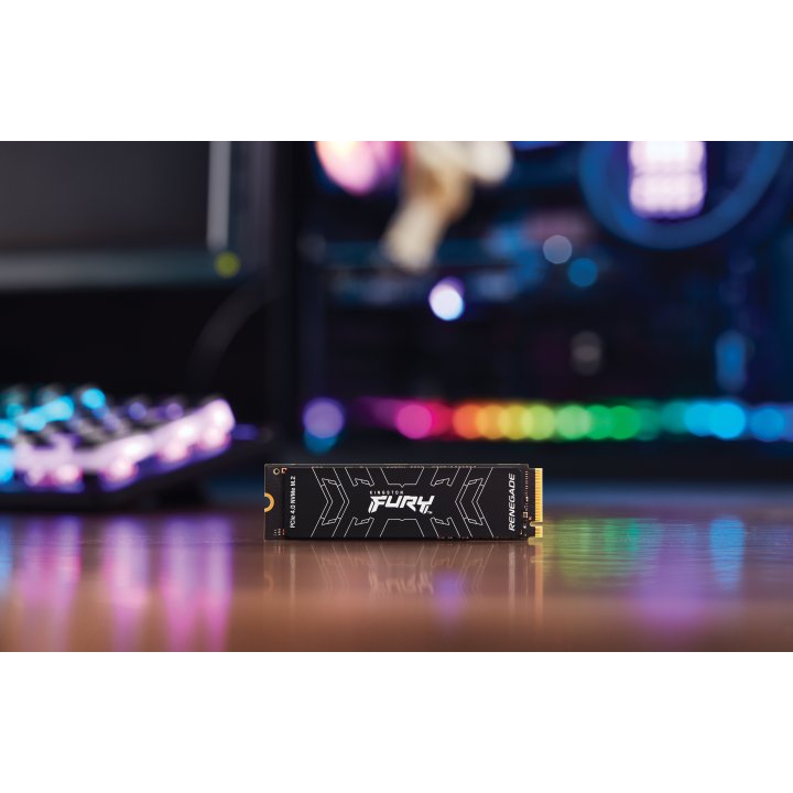 Disco M.2 Nvme 1tb Kingston Fury Renegade Sfyrs 1000g Pcie 4.0 X4 Read 7300mbps Write 6000mbps