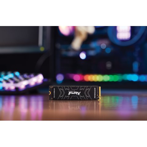 Disco M.2 Nvme 1tb Kingston Fury Renegade Sfyrs 1000g Pcie 4.0 X4 Read 7300mbps Write 6000mbps