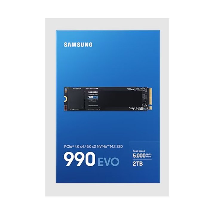 Disco M.2 Nvme 2tb Samsung 990evo Mz-v9e2t0bw Pcie 4.0 Read 5000mbps Write 4200mbps  