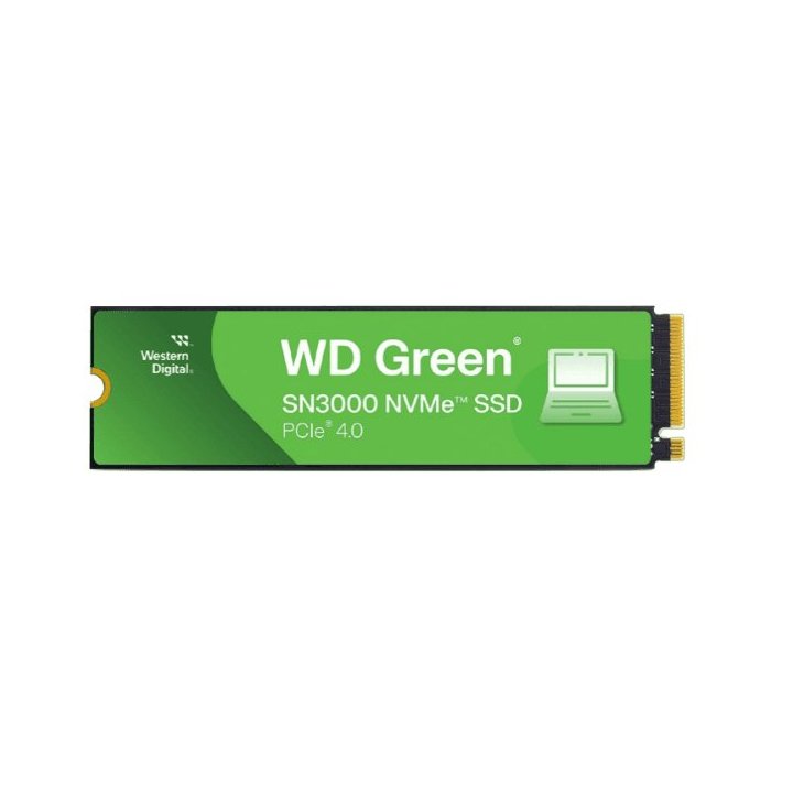 Disco M.2 Nvme 2tb Wd Green Sn3000 Wds200t4g0e Pcie 4,0 X4 Read 5000mbps Write 4200mbps
