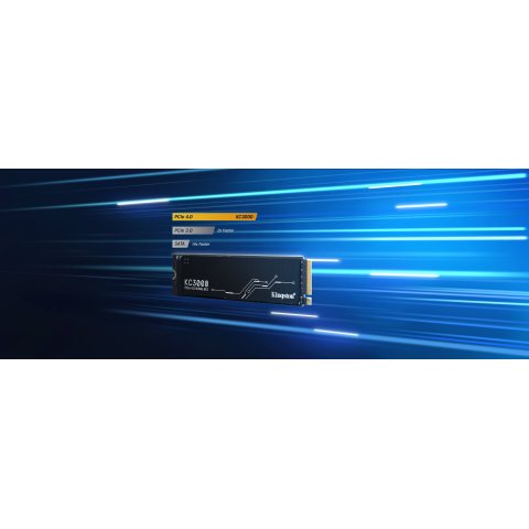 Disco M.2 Nvme 1tb Kingston Skc3000s 1024g Pcie 4.0 X4 Read 7000mbps Write 6000mbps