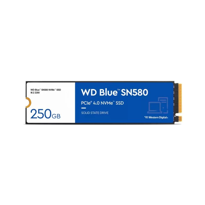 Disco M.2 Nvme 2tb Wd Blue Sn580 Wds200t3b0e Pcie 4.0 X4 Read 4150mbps 
