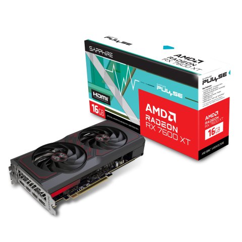 Vga Sapphire Pulse Radeon Rx 7600 Xt 16gb Gddr6 2xdp 2xhdmi Cuda 2048 128bit Dual Fan