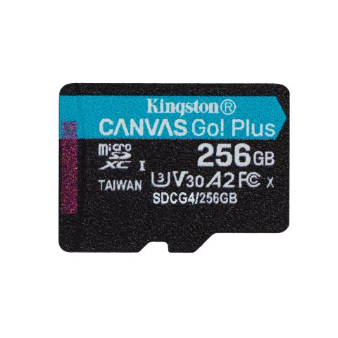Memoria Sd Micro-sdxc 256gb Gen 4 200mb s V30+ Adaptador Canvas-go Plus Sdcg4 256gb