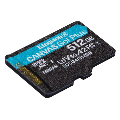 Memoria Sd Micro-sdxc 512gb Gen 4 200mb s V30+ Adaptador Canvas-go Plus Sdcg4 512gb